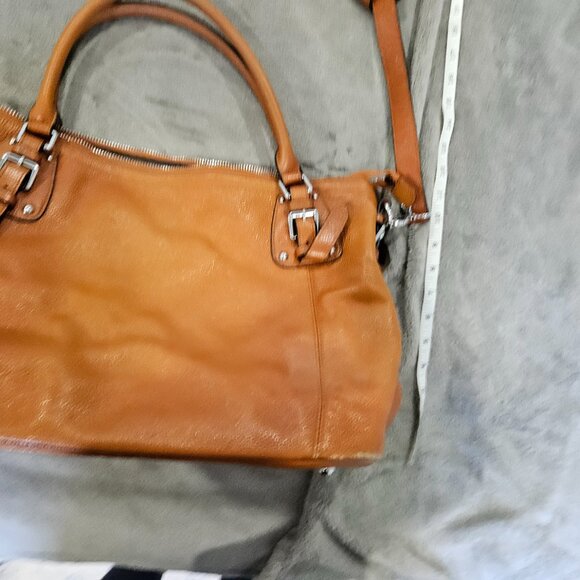 Brown Large Leather Purse - Picture 2 of 4